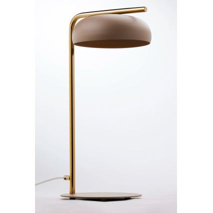 Stolní lampa OLAF 1xGX53/12W/230V béžová/zlatá