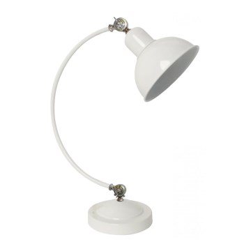 Stolní lampa OLD 1xE27/40W/230V bílá