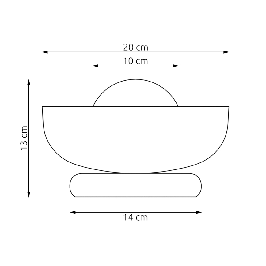 Stolní lampa OZZY 1xG9/8W/230V bílá