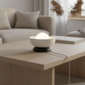 Stolní lampa OZZY 1xG9/8W/230V šedá