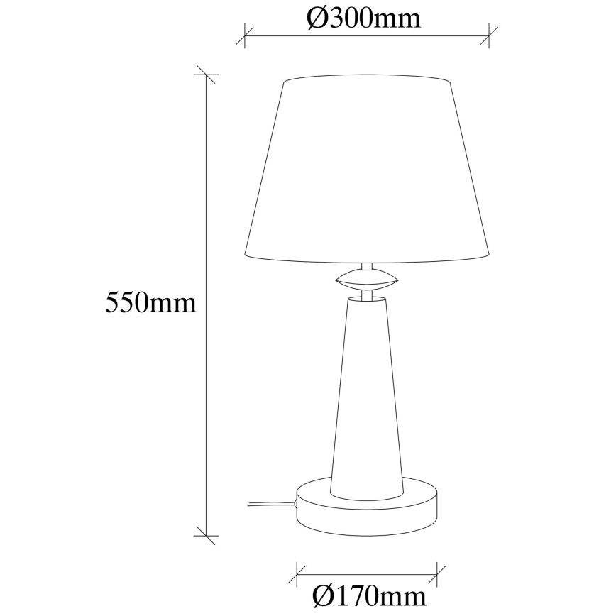 Stolní lampa PARDO 1xE27/40W/230V