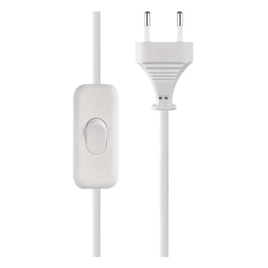 Stolní lampa POPPY 1xE27/25W/230V bílá