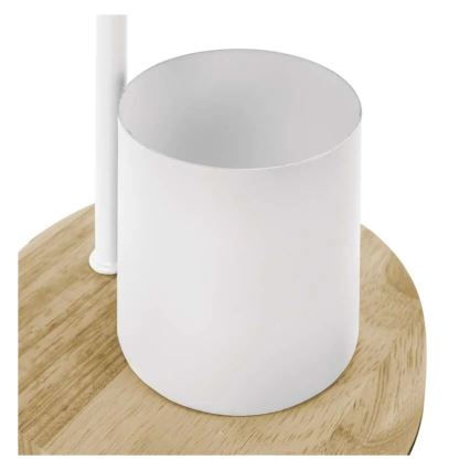 Stolní lampa POPPY 1xE27/25W/230V bílá
