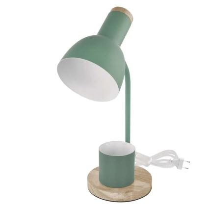 Stolní lampa POPPY 1xE27/25W/230V zelená