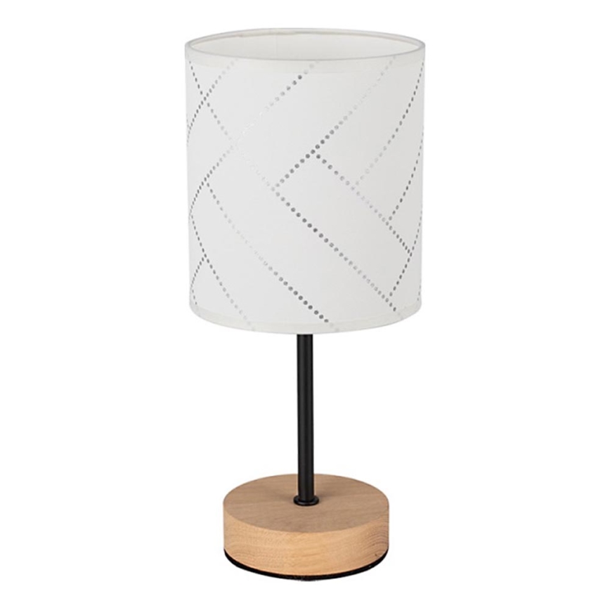 Stolní lampa PUNTO 1xE27/25W/230V dub