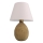 Stolní lampa RAMZES 1xE27/40W/230V bílá/hnědá