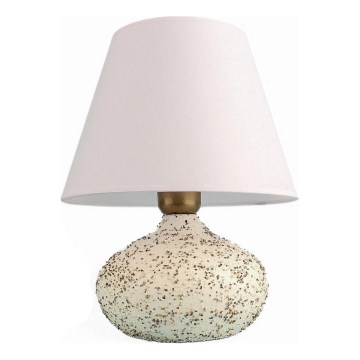 Stolní lampa RAMZES 1xE27/40W/230V bílá