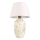 Stolní lampa RAMZES 1xE27/40W/230V bílá/krémová