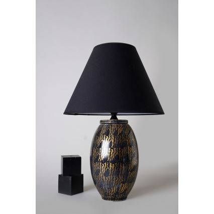 Stolní lampa RAMZES 1xE27/40W/230V černá