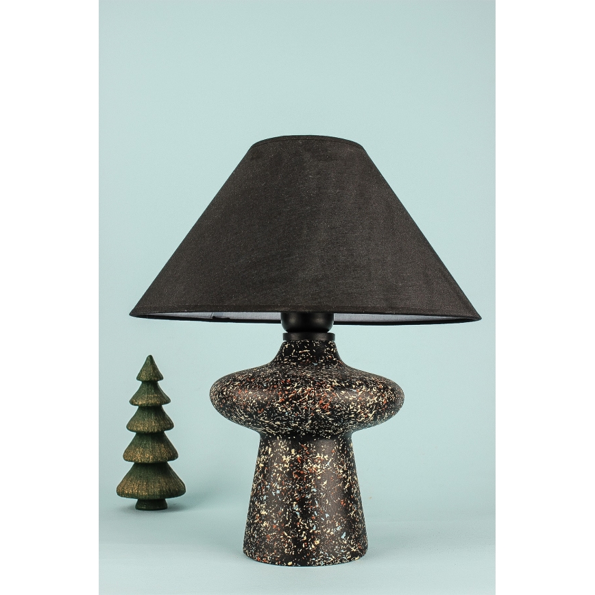 Stolní lampa RAMZES 1xE27/40W/230V černá