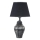 Stolní lampa RAMZES 1xE27/40W/230V černá/stříbrná