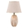 Stolní lampa RAMZES 1xE27/40W/230V krémová/zlatá