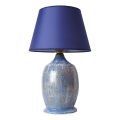 Stolní lampa RAMZES 1xE27/40W/230V modrá