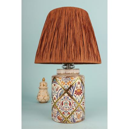 Stolní lampa RAMZES 1xE27/40W/230V rafie