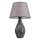 Stolní lampa RAMZES 1xE27/40W/230V šedá