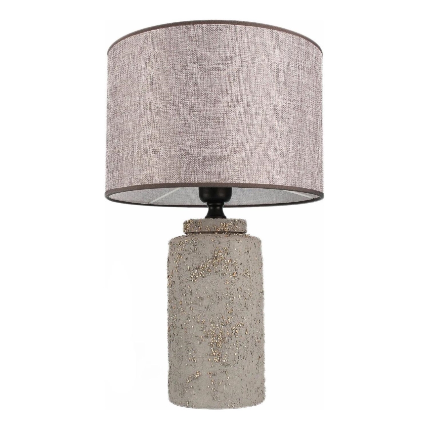 Stolní lampa RAMZES 1xE27/40W/230V šedá