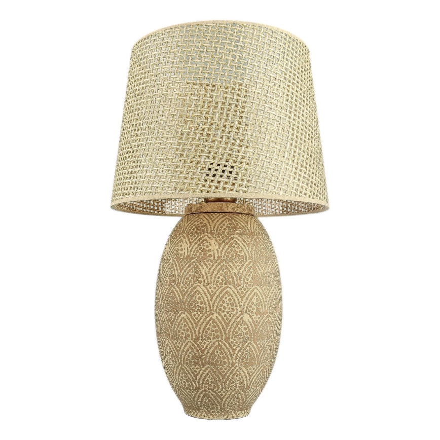Stolní lampa RAMZES 1xE27/40W/230V zlatá