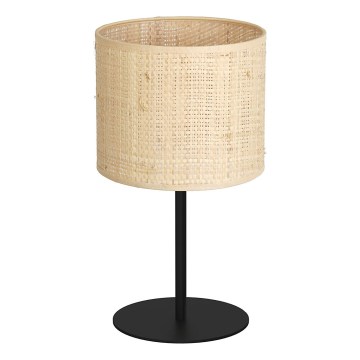 Stolní lampa RATTAN 1xE27/60W/230V pr. 18 cm ratan
