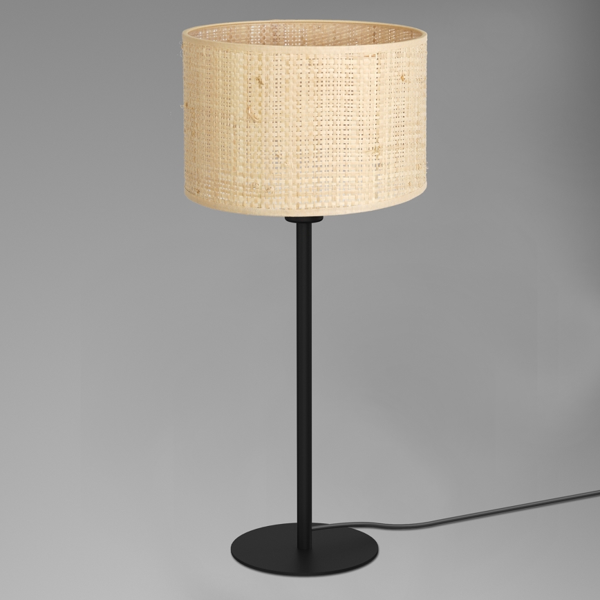 Stolní lampa RATTAN 1xE27/60W/230V pr. 25 cm ratan