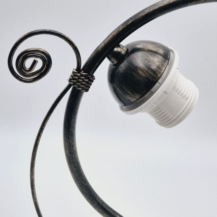 Stolní lampa RETRO II 1xE27/60W/230V černá patina