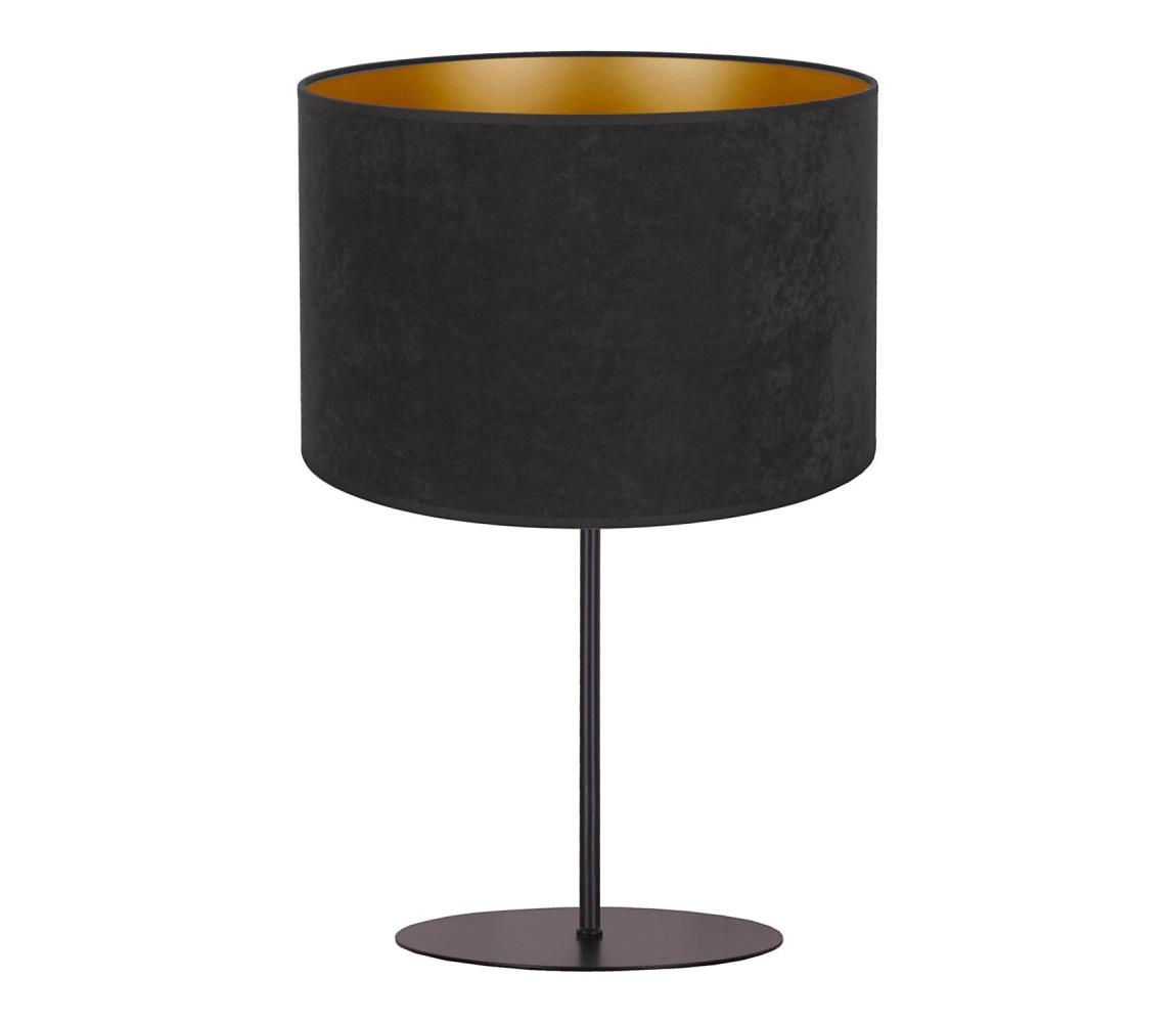 Duolla Stolní lampa ROLLER 1xE14/15W/230V černá/zlatá DU81518