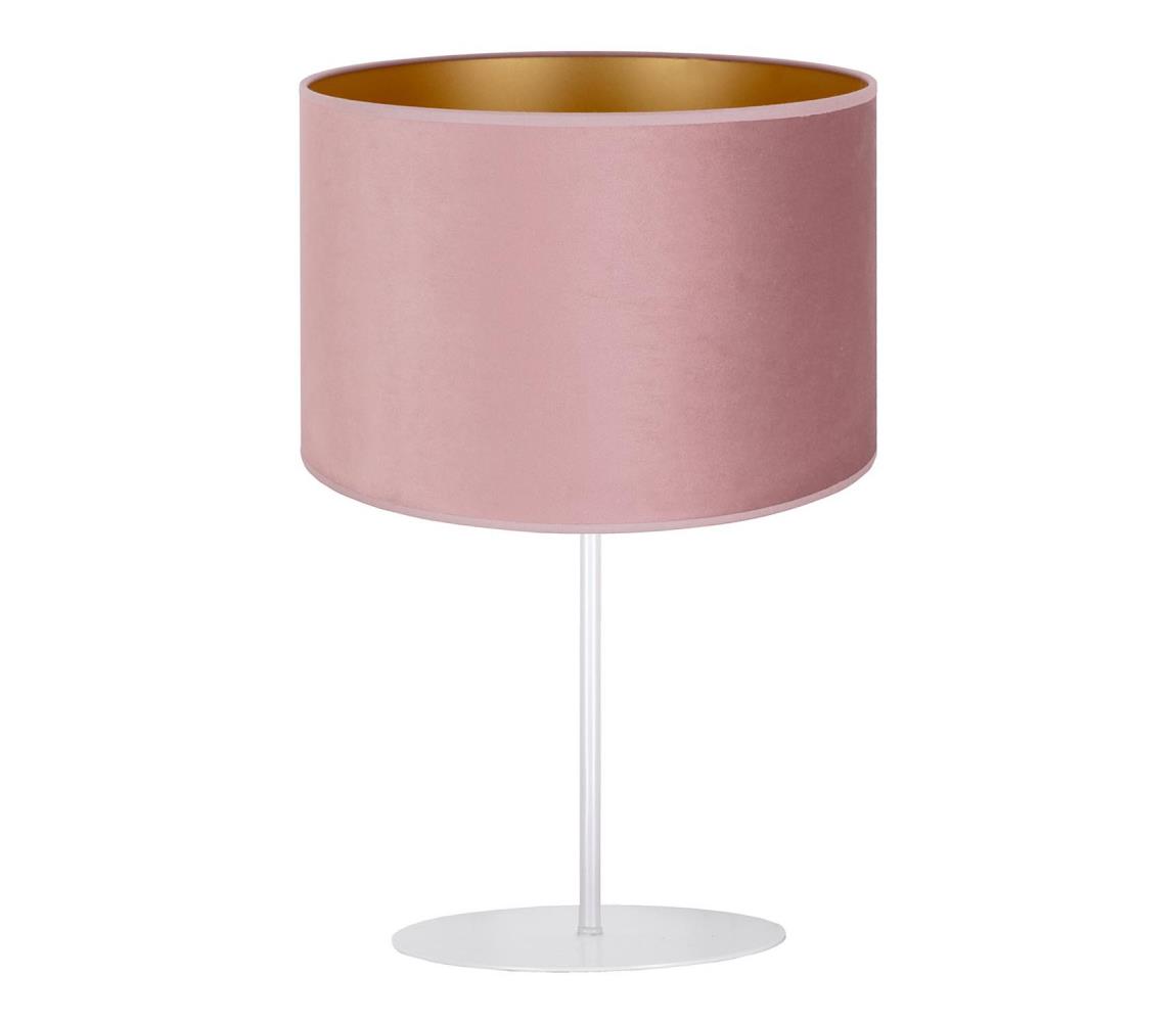 Duolla Stolní lampa ROLLER 1xE14/15W/230V růžová/zlatá DU83499
