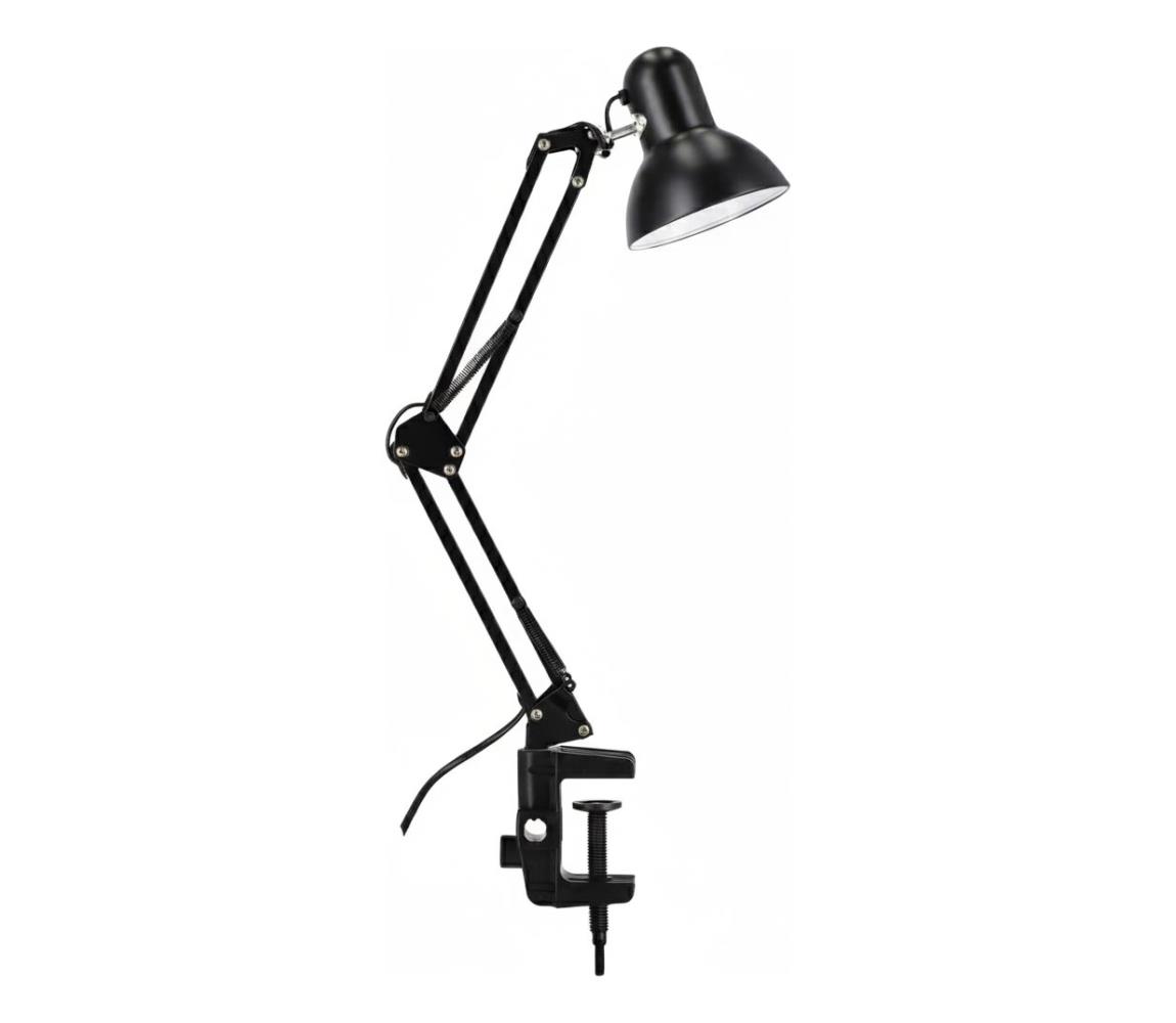 SmartLED Stolní lampa s klipem 1xE27/60W/230V černá 1234