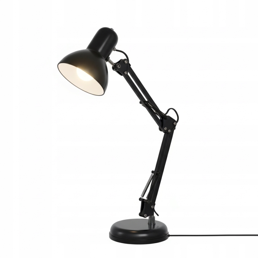 Stolní lampa s klipem 2v1 1xE27/60W/230V černá