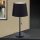 Stolní lampa s USB portem LUDWIG 1xE27/40W/230V 50 cm černá