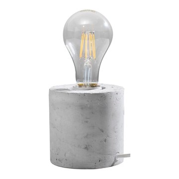 Stolní lampa SALGADO 1xE27/60W/230V beton