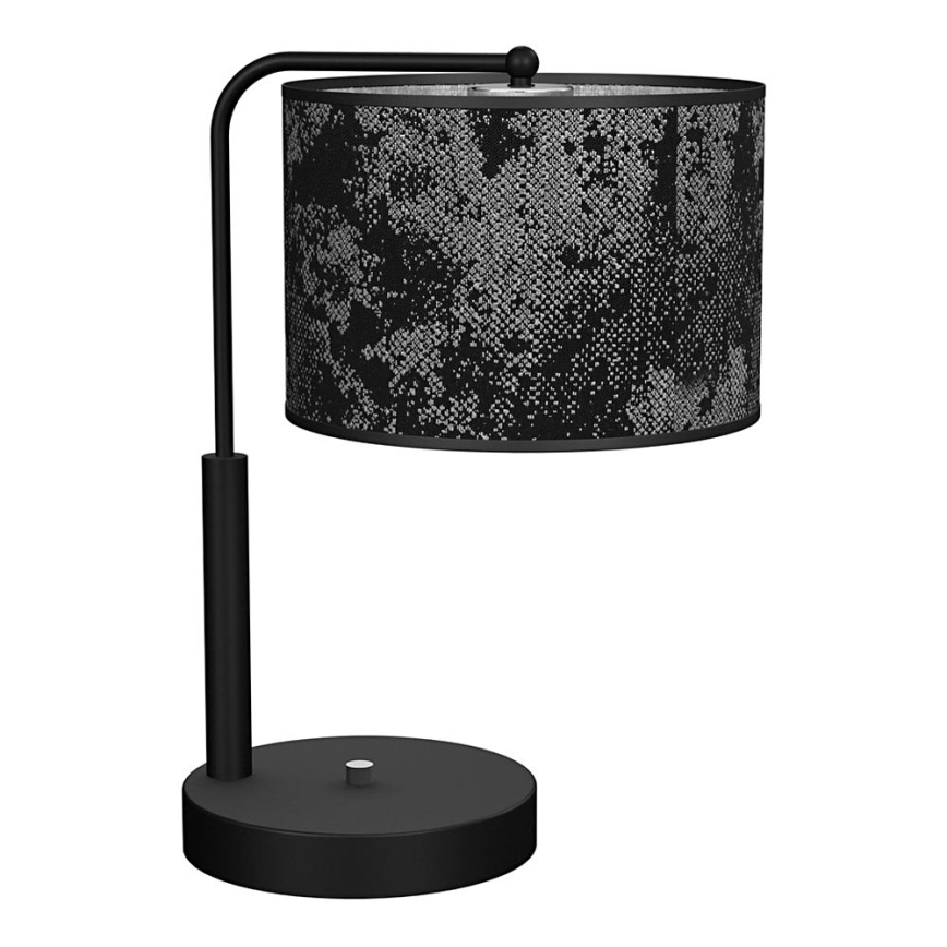 Stolní lampa SATINO 1xE27/60W/230V černá/šedá