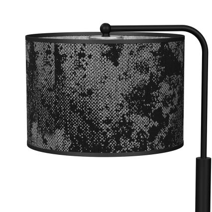 Stolní lampa SATINO 1xE27/60W/230V černá/šedá