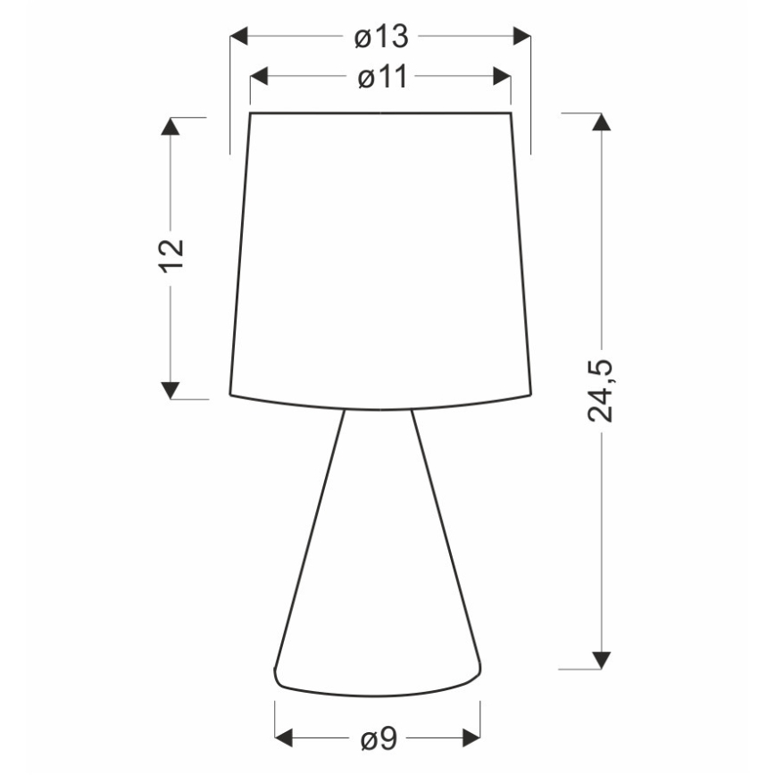 Stolní lampa SATTI 1xE14/40W/230V béžová