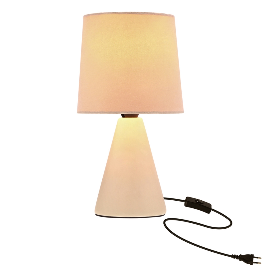 Stolní lampa SATTI 1xE14/40W/230V krémová