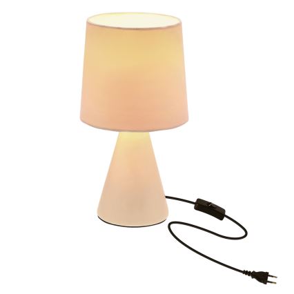 Stolní lampa SATTI 1xE14/40W/230V krémová