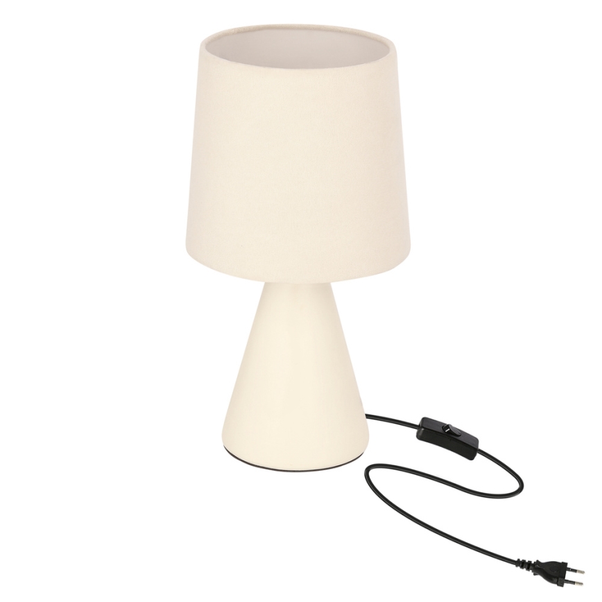 Stolní lampa SATTI 1xE14/40W/230V krémová