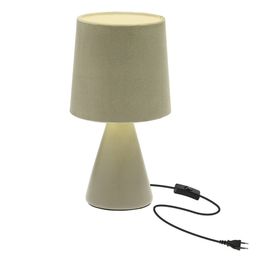 Stolní lampa SATTI 1xE14/40W/230V zelená