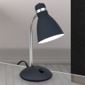 Stolní lampa SCHOOL 1xE27/40W/230V černá/matný chrom