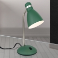 Stolní lampa SCHOOL 1xE27/40W/230V zelená/matný chrom