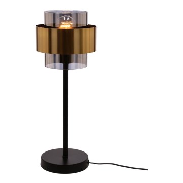 Stolní lampa SPIEGA 1xE27/60W/230V zlatá/černá