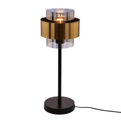 Stolní lampa SPIEGA 1xE27/60W/230V zlatá/černá