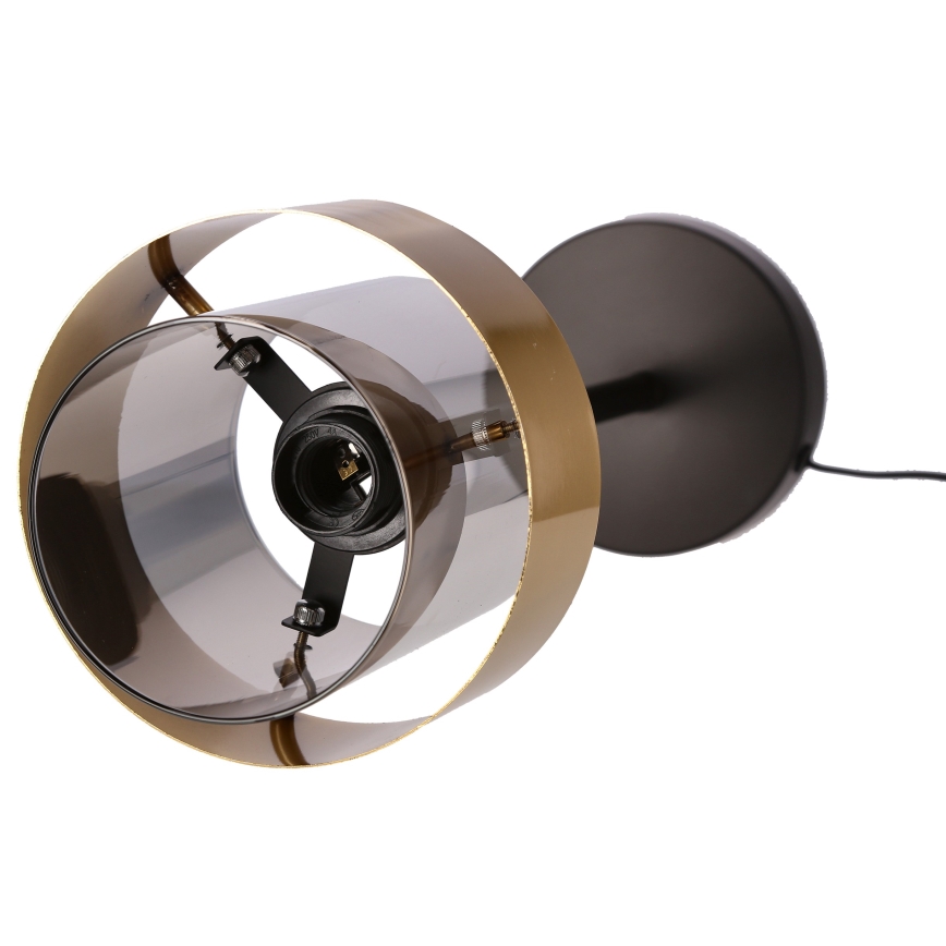 Stolní lampa SPIEGA 1xE27/60W/230V zlatá/černá