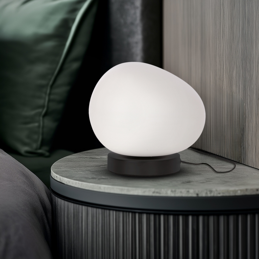 Stolní lampa STONES 1xE27/40W/230V černá