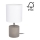 Stolní lampa STRONG ROUND 1xE27/25W/230V beton – FSC certifikováno