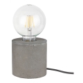 Stolní lampa STRONG ROUND 1xE27/25W/230V beton