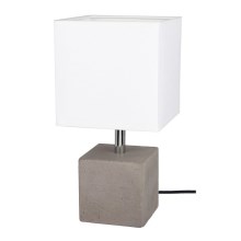 Stolní lampa STRONG SQUARE 1xE27/25W/230V beton
