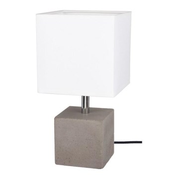 Stolní lampa STRONG SQUARE 1xE27/25W/230V beton