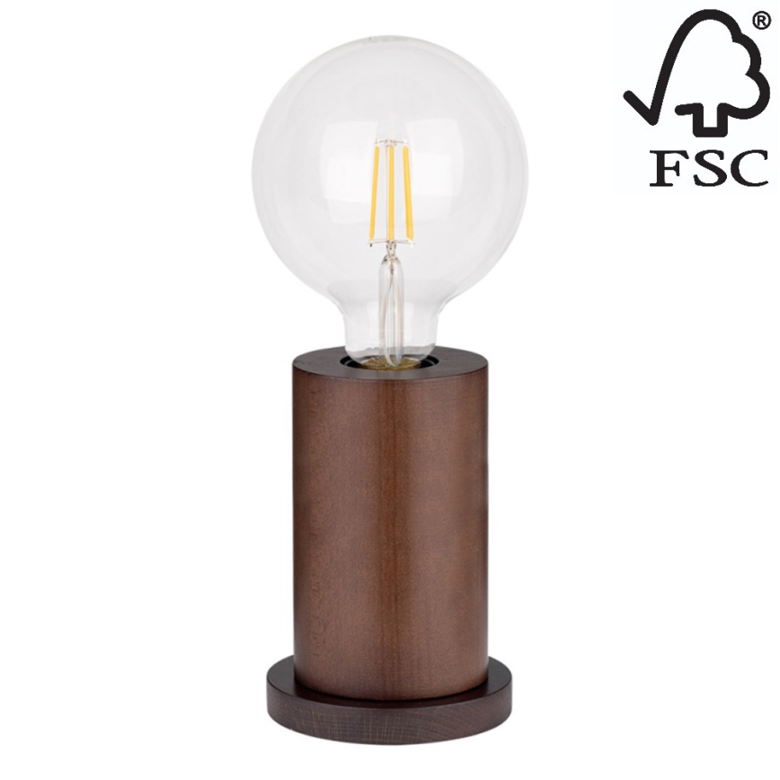 Stolní lampa TASSE 1xE27/25W/230V buk – FSC certifikováno