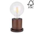 Stolní lampa TASSE 1xE27/25W/230V buk – FSC certifikováno