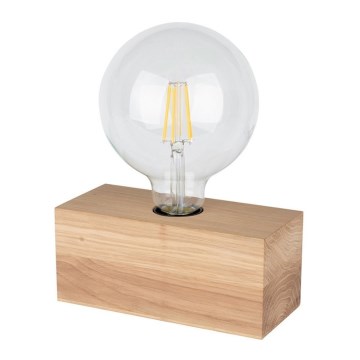Stolní lampa THEO 1xE27/25W/230V dub